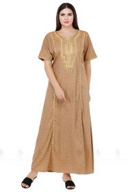 Aary work Jalabiya IKH796 Gold