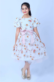 Kids Occasions Dress KIK527 Peach