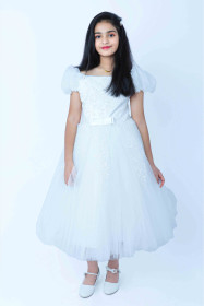 Kids Occasions Dress KIK531 White