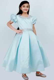 Kids Occasions Dress KIK501 Skyblue image