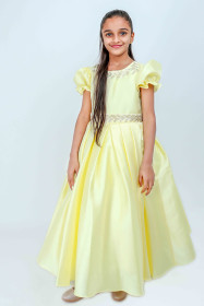 Kids Occasions Dress KIK501 Yellow
