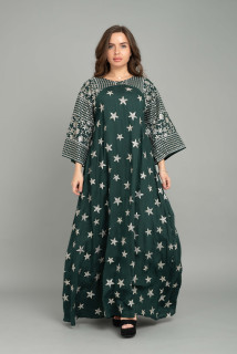 Star Design Embroidered Jalabiya CJ1038 image