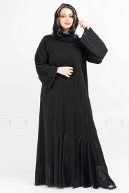 Embellished Abaya AIK5006 Black