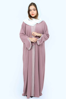 Modern Abaya AIK4016 Pink image
