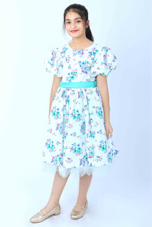 Kids Occasions Dress KIK528 Turquoise image