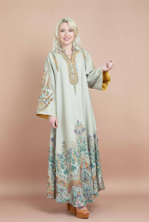 Solid Arabesque Elegance Jalabiya CJ1057 image